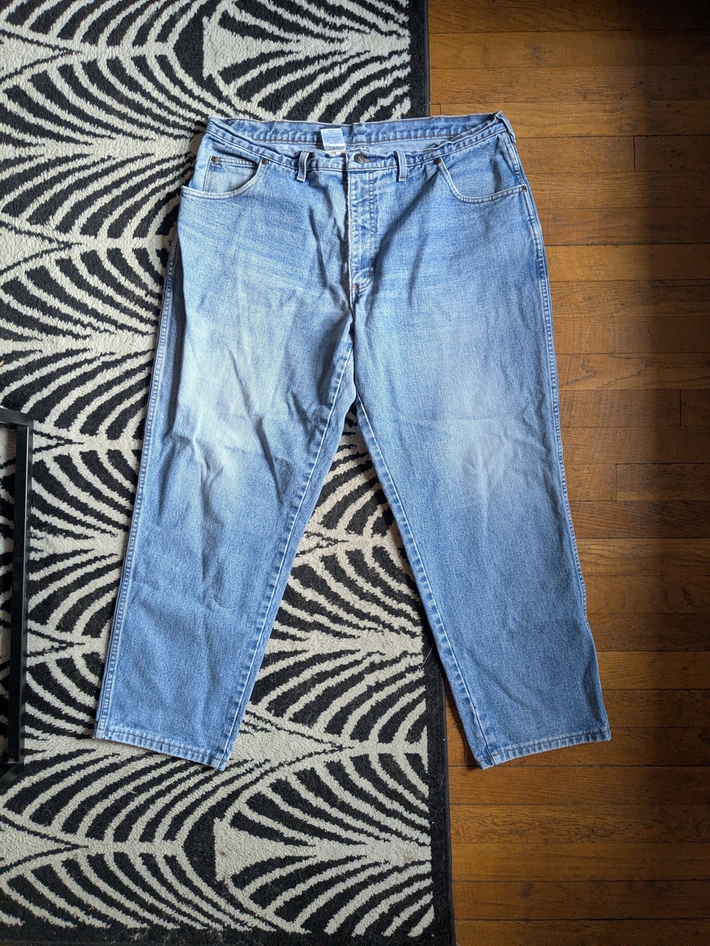 1990s Light Wash Men's Land's End Jeans